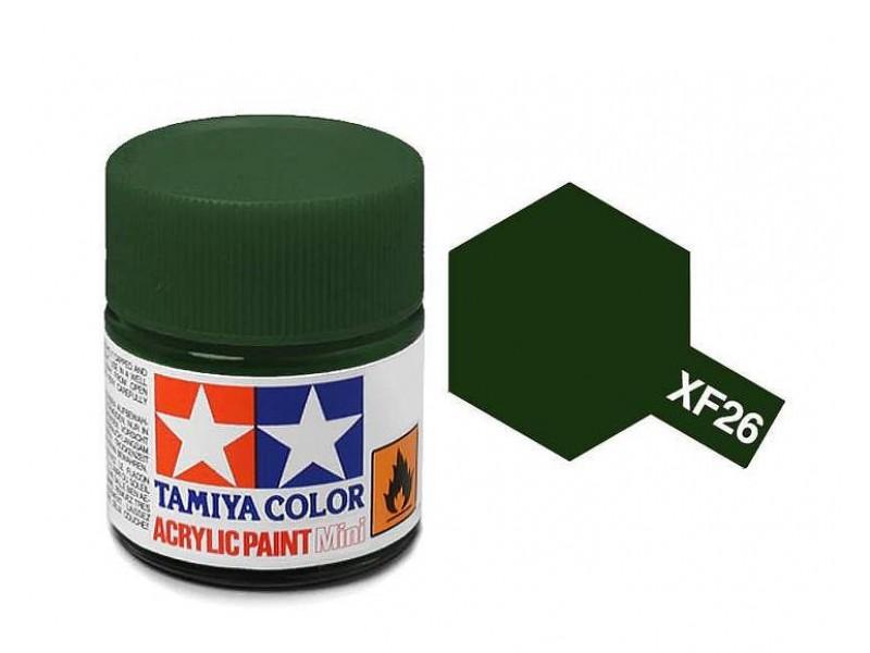 TAMIYA ACRYLIC MINI XF-26 DEEP GREEN - Command Elite Hobbies