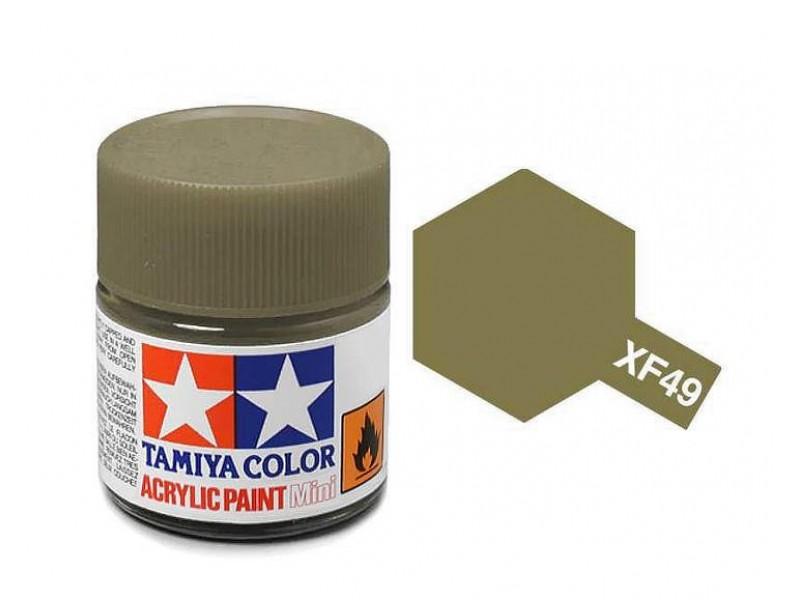 TAMIYA ACRYLIC MINI XF-49 KHAKI - Command Elite Hobbies