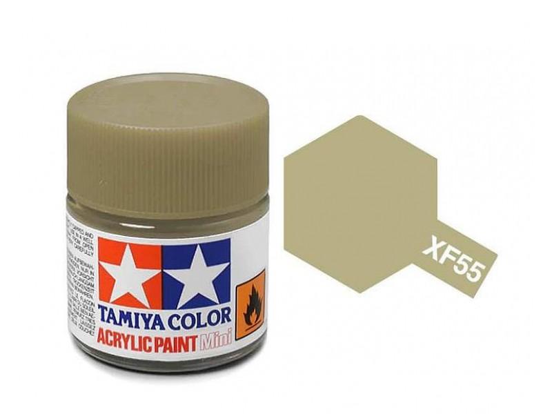 TAMIYA ACRYLIC MINI XF-55 DECK TAN - Command Elite Hobbies