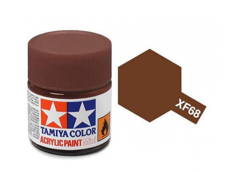 TAMIYA ACRYLIC MINI XF-68 NATO BROWN - Command Elite Hobbies