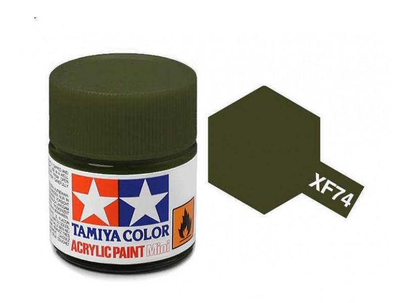 TAMIYA ACRYLIC MINI XF-74 OD (JGSDF) - Command Elite Hobbies