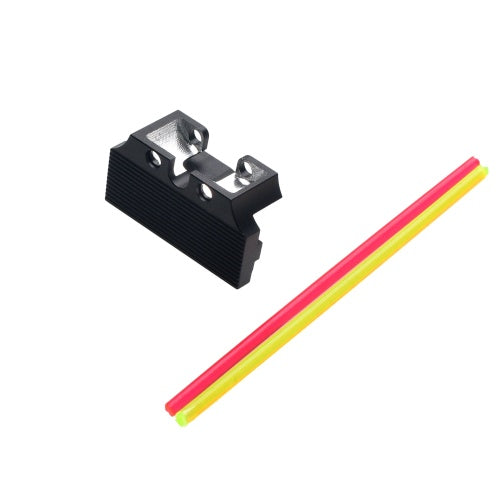 CowCow Fiber-optic Rear Sight Plate