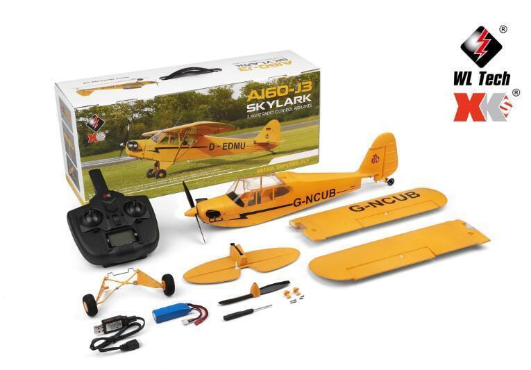 WLToys A160-J3 SKYLARK RC AIRPLANE WITH BRUSHLESS MOTOR RTF WLA160 - Command Elite Hobbies