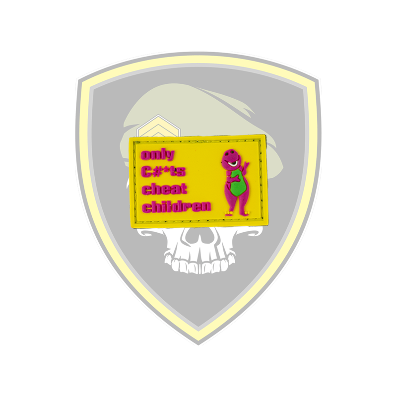 Only C#*Ts Cheat Children Velcro Patch