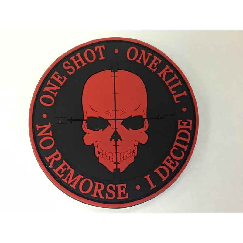 One Shot One Kill Patch (RED OR BROWN)