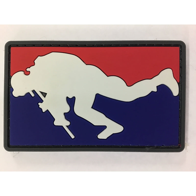Red/blue soldier patch