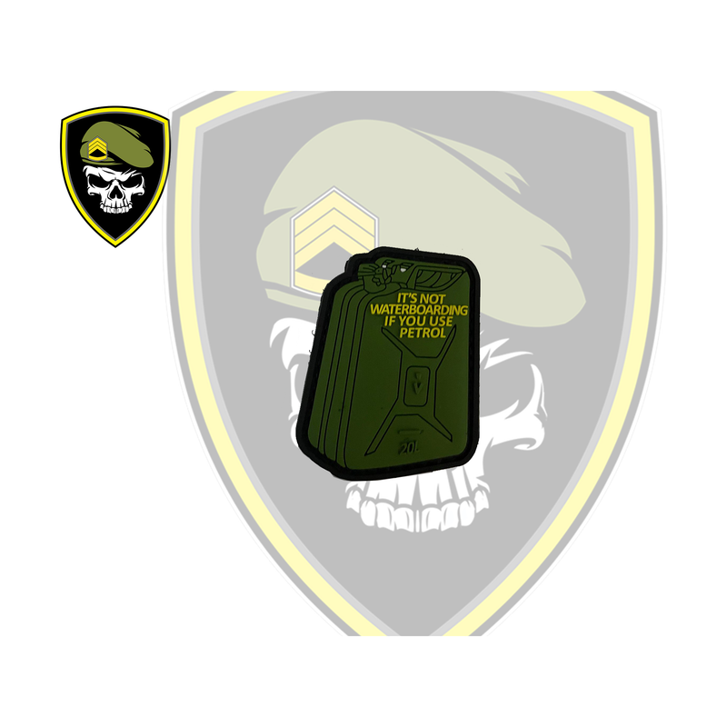 Its not waterboarding if its petrol Velcro Patch