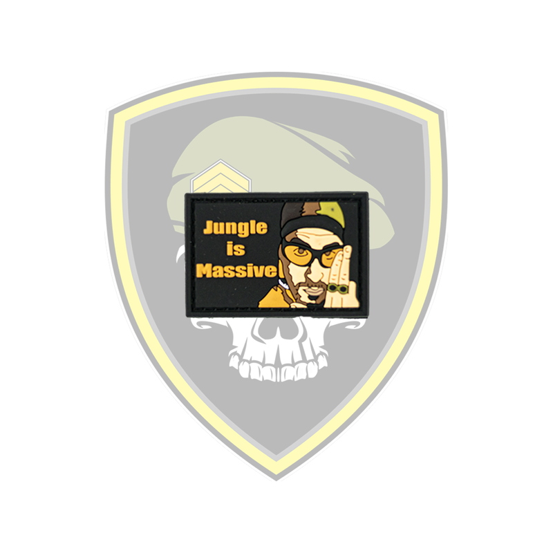 Jungle is Massive Velcro Patch