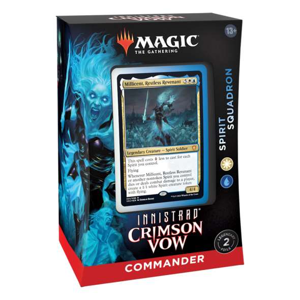 Magic the Gathering Innistrad Crimson Vow Spirit Squadron Commander Deck - Command Elite Hobbies