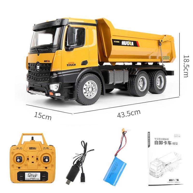 HuiNa 1582 1:14 All Metal Heavy Duty Dump Truck | Command Elite Hobbies.