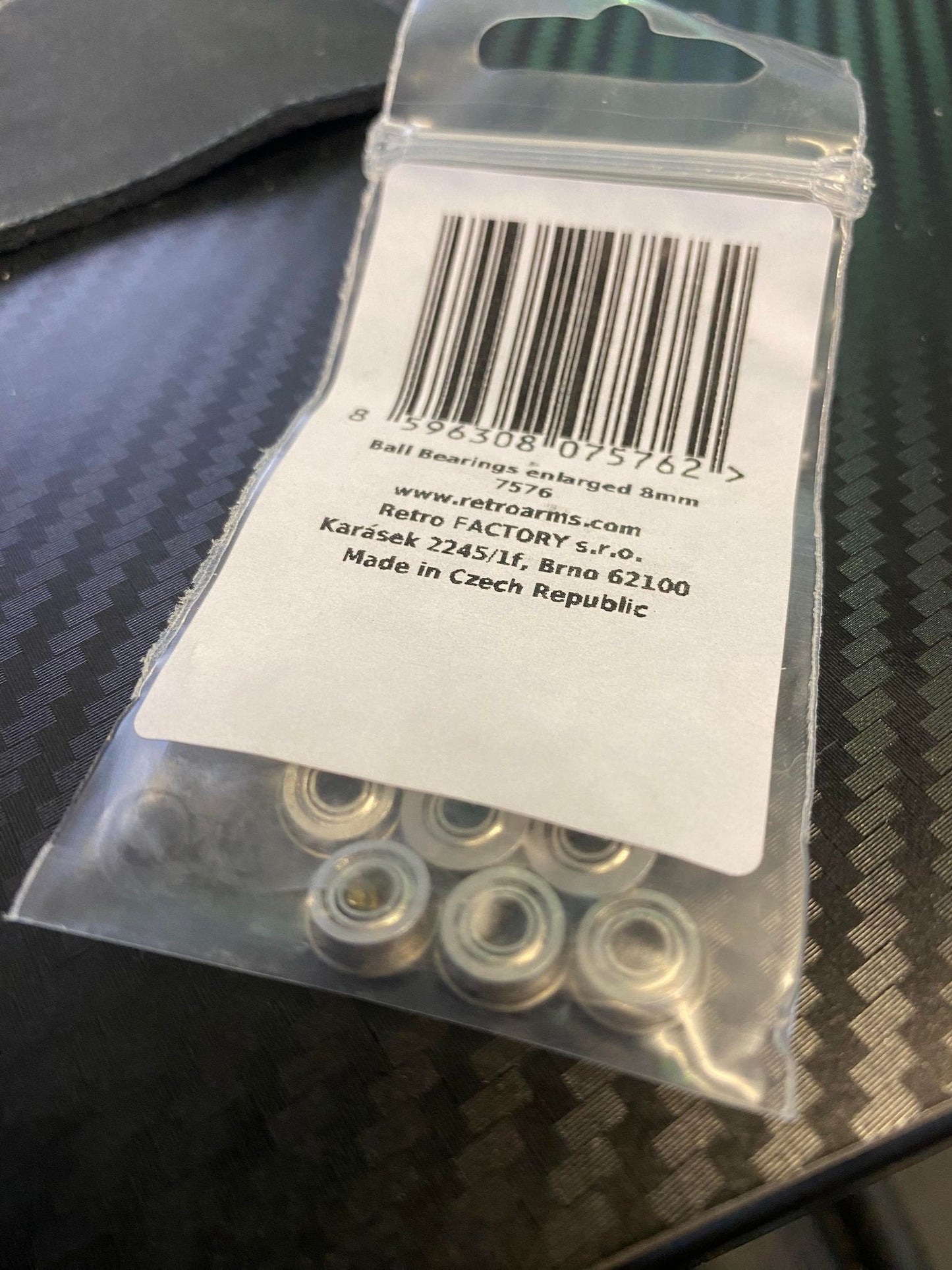 
                  
                    RetroArms 8mm ball bearings enlarged
                  
                