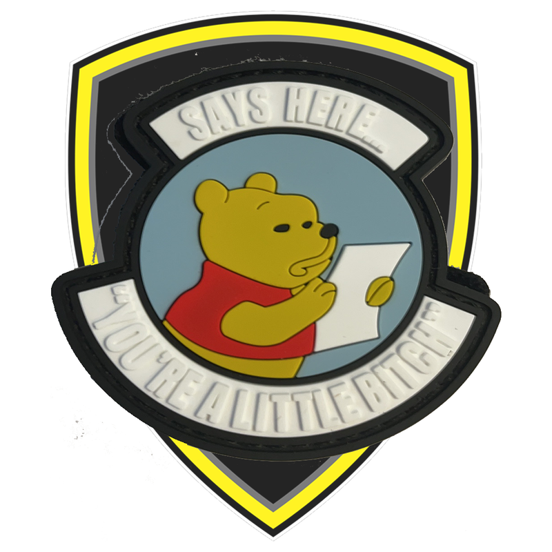 Says Here, Your A ... Velcro Patch